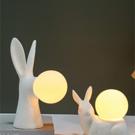 CERAMIC LIGHT---RABBIT